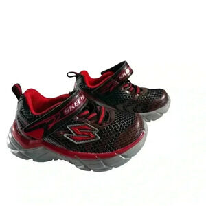 Skechers Rival  Size 6 Infant/Toddler Shoes Sneakers Black Red